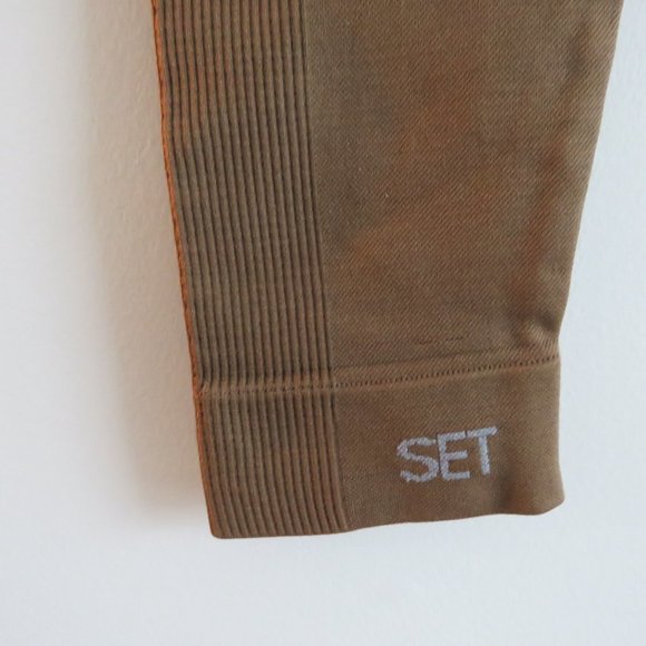 SET ACTIVE Sculptflex Yoga Activewear Leggings in Sand - Size M - Picture 9 of 11